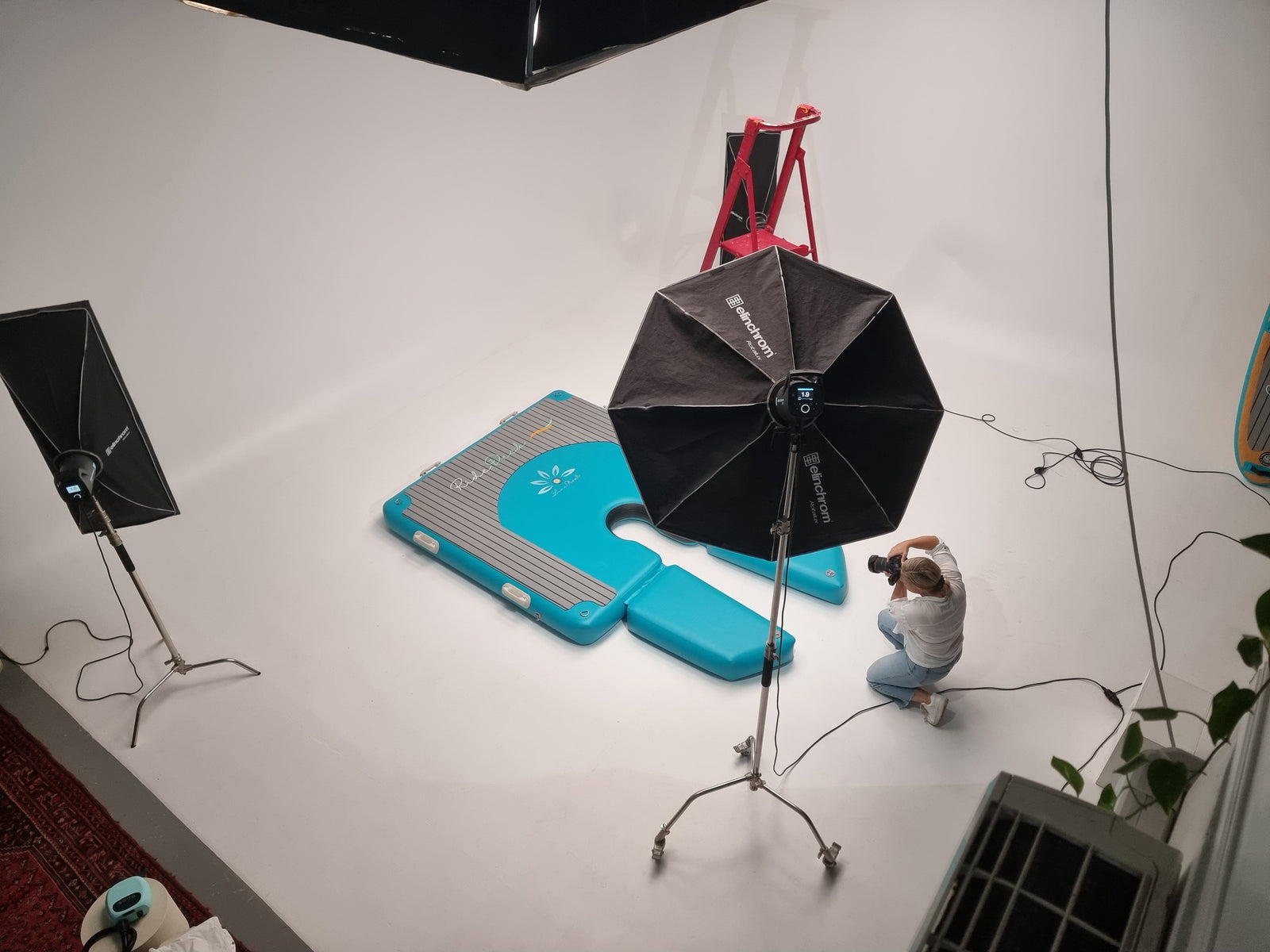 Behind the Scenes: LuxeFloat Studio Photoshoot Amid a Cyclone