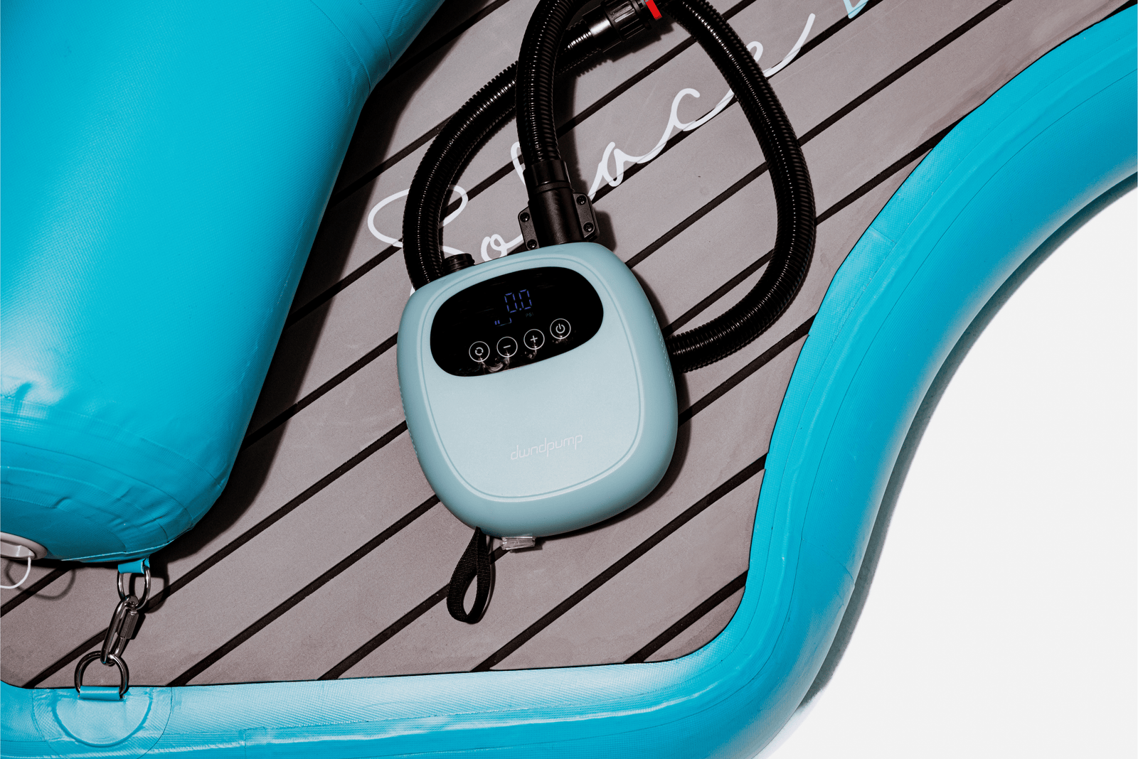 LuxeFloat Rechargeable SUP Pump – Portable, dual-stage inflation with USB-C charging