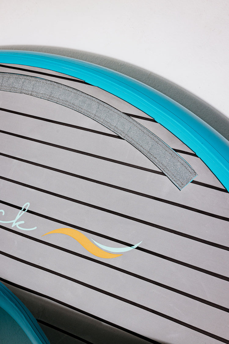 SolaceDock 270 connected to yacht with stainless D-rings