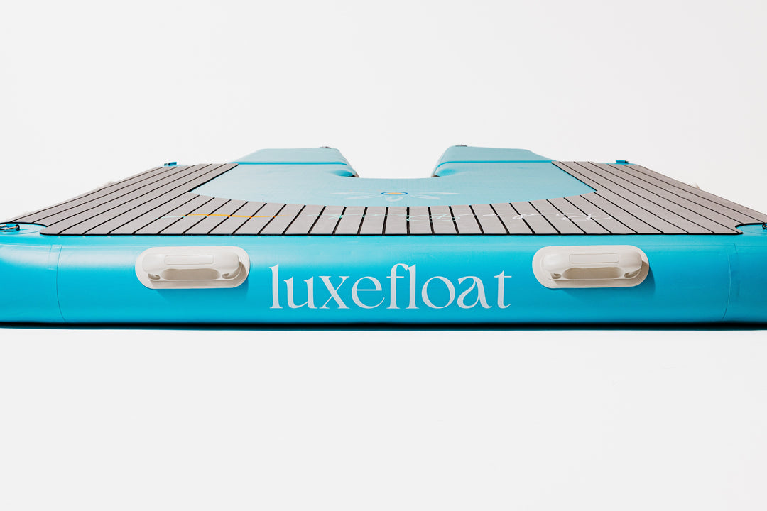Floating dock platform for jet skis and tenders
