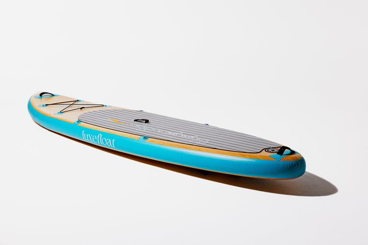 Aussie-designed inflatable SUP board with stable wide deck