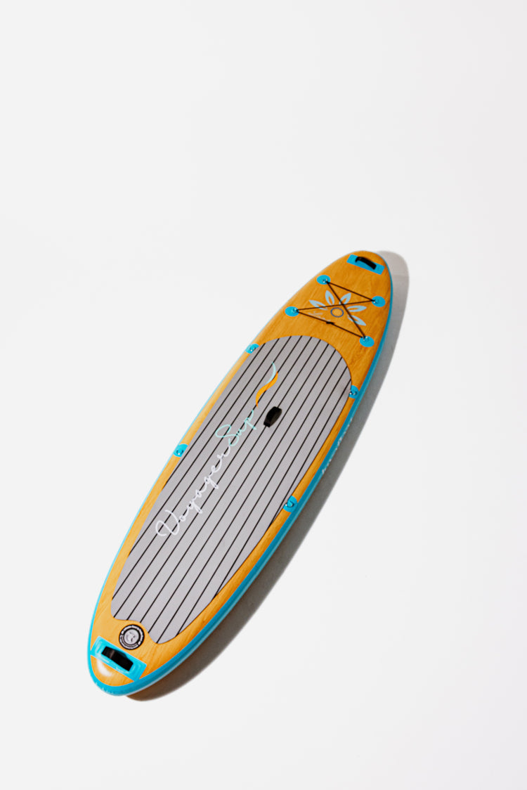 Stylish inflatable paddleboard for cruising and fitness on the water