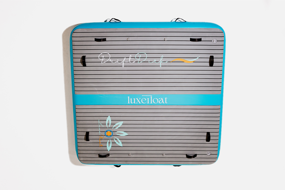 Portable inflatable pontoon for boaters, paddlers, and swimmers