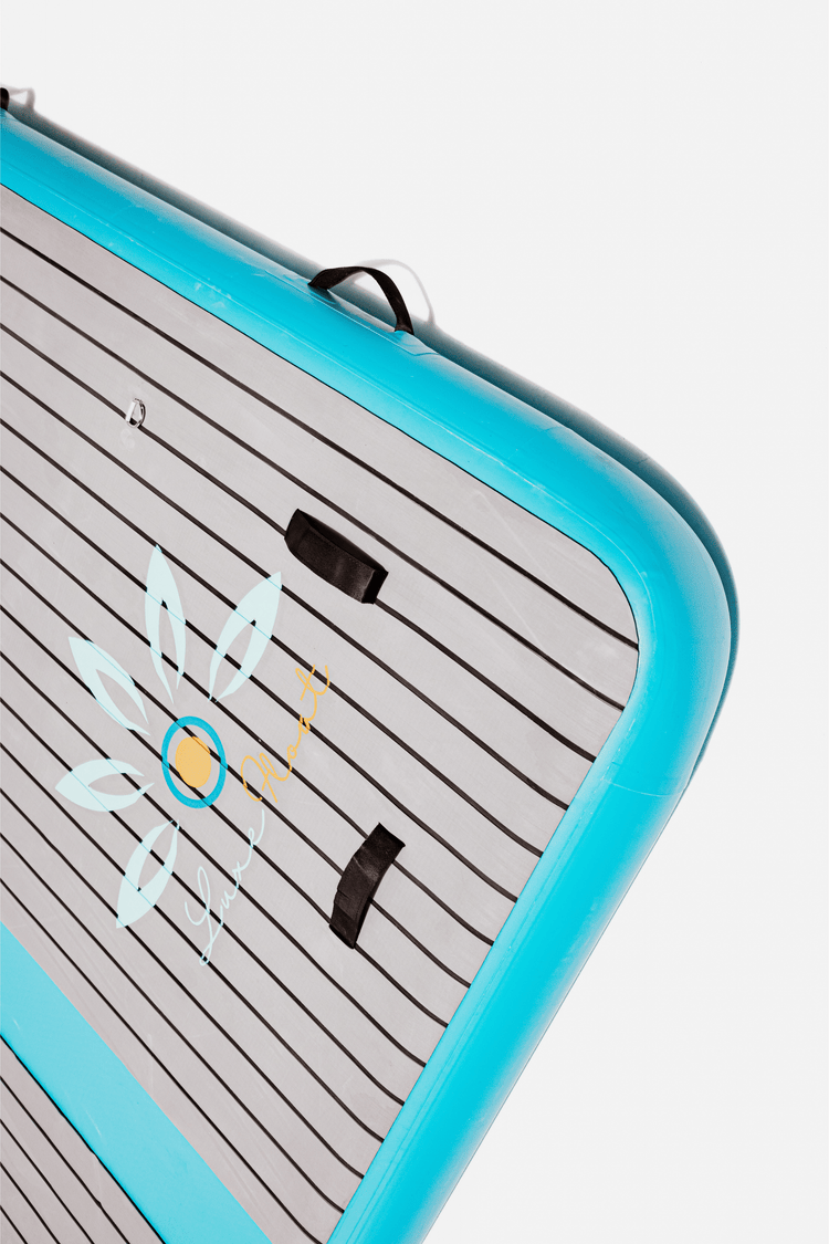 Durable inflatable pontoon with premium drop-stitch construction