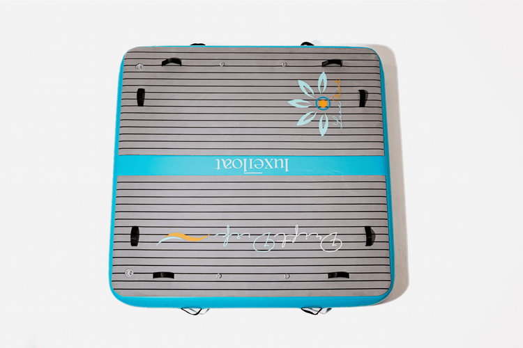 2x2m inflatable pontoon dock for recreational boating