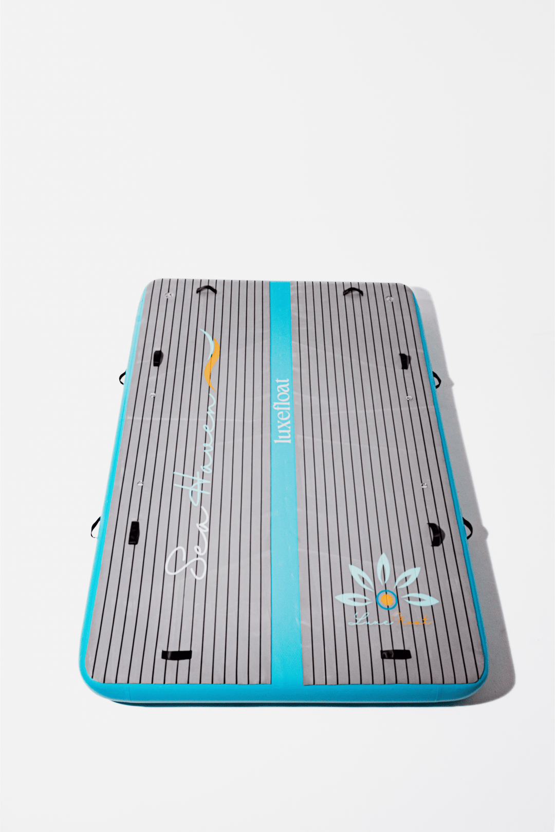 3x2m inflatable pontoon by LuxeFloat for boating and water leisure